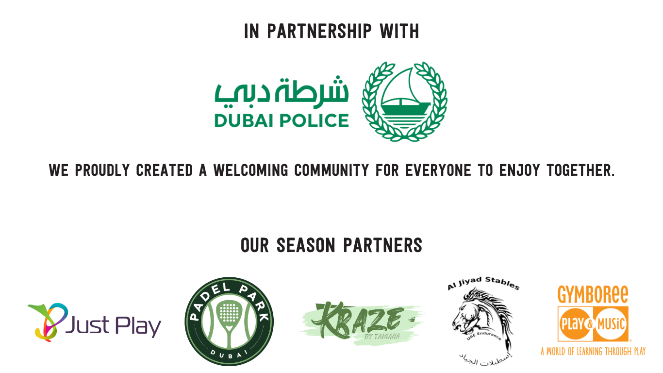 Dubai Police logo – Official partner of The Ripe Market - Academy Park.