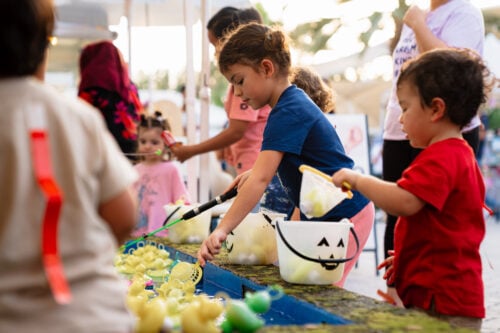 The Ripe Market - Academy Park Dubai - kids playing at kids corner duck catching